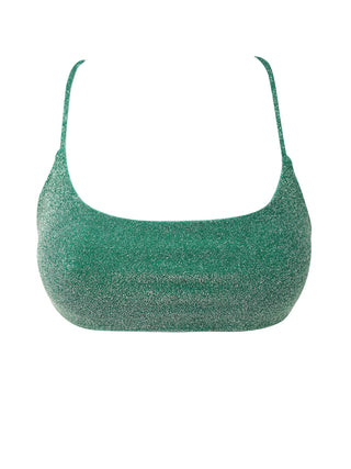 ARUN TOP - Emerald Green Shimmer
