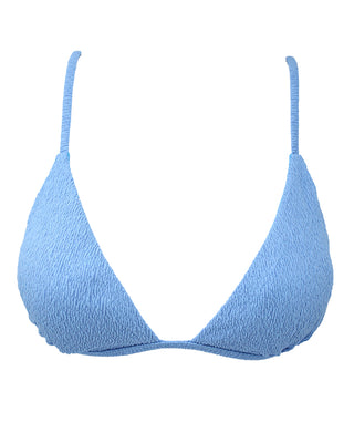 TINA blue fixed triangle top product on white